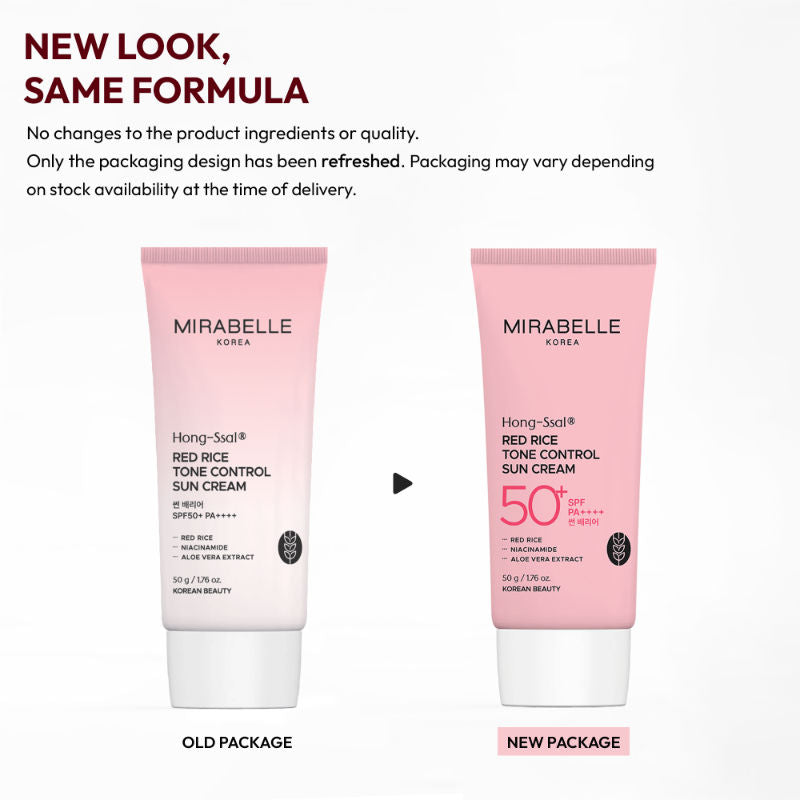 Mirabelle Korea Red Rice Sun Cream SPF 50+ PA++++