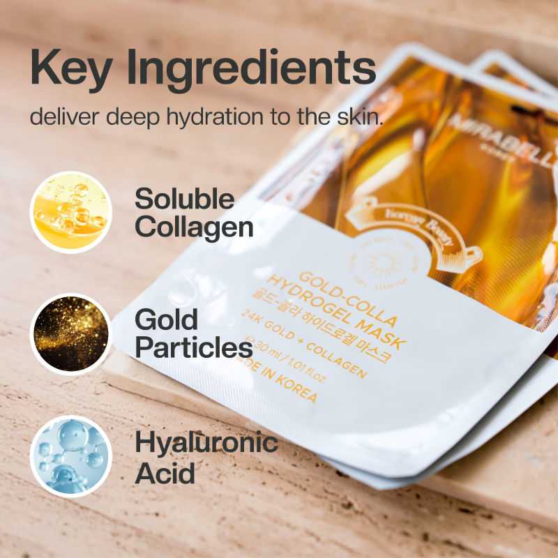 Mirabelle Korea Gold-Collagen Hydrogel Mask