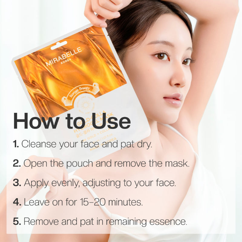 Mirabelle Korea Gold-Collagen Hydrogel Mask