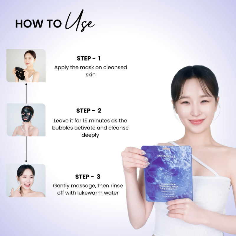 Mirabelle Korea Bubble Mask