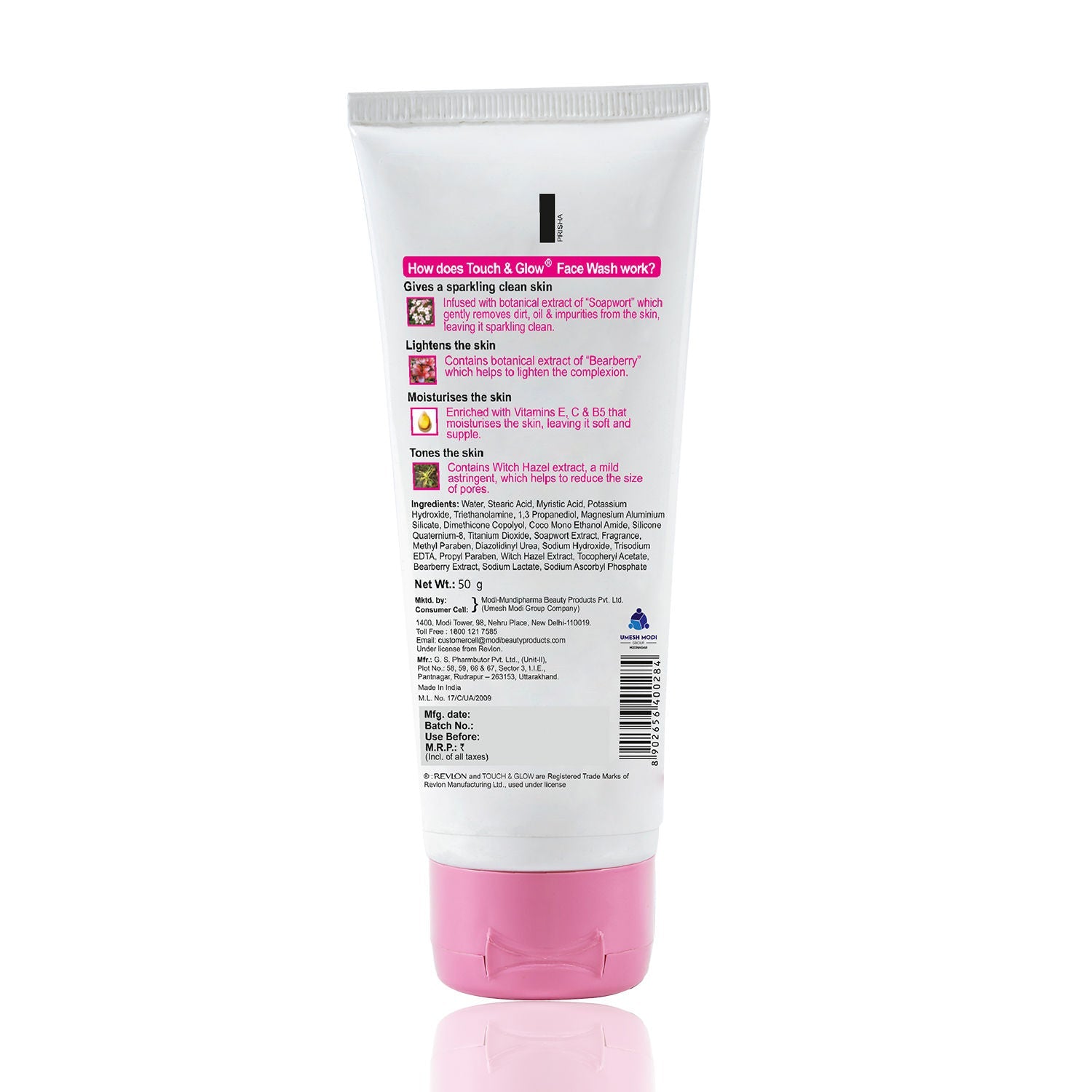 Revlon Touch & Glow Advanced Fairness Face Wash