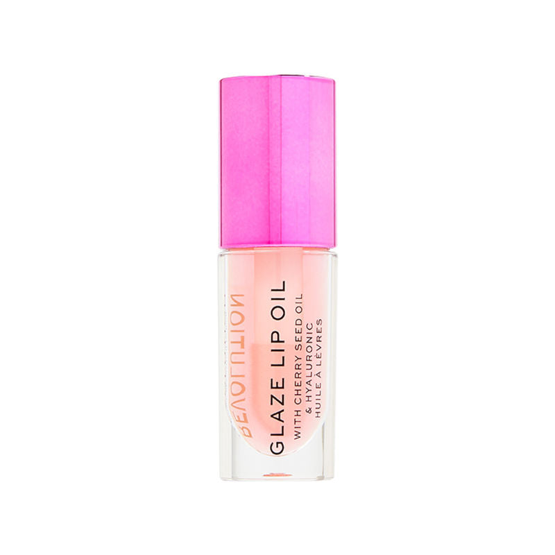 Makeup Revolution Glaze Lip Oil Intense Nourishment With Hyaluronic Acid Vitamin E