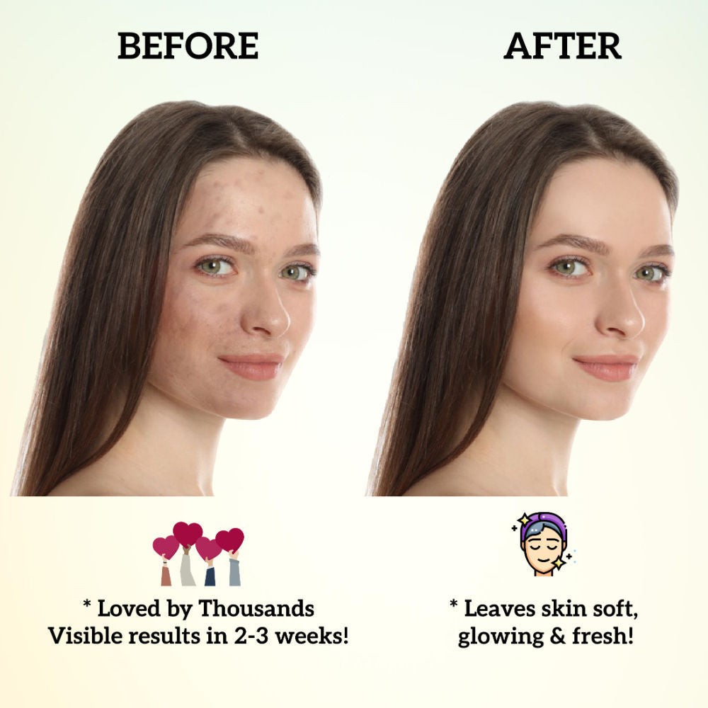 inatur Sandal Face Wash, Removes Tan & Brightens, Gentle & Hydrating, for All Skin Types