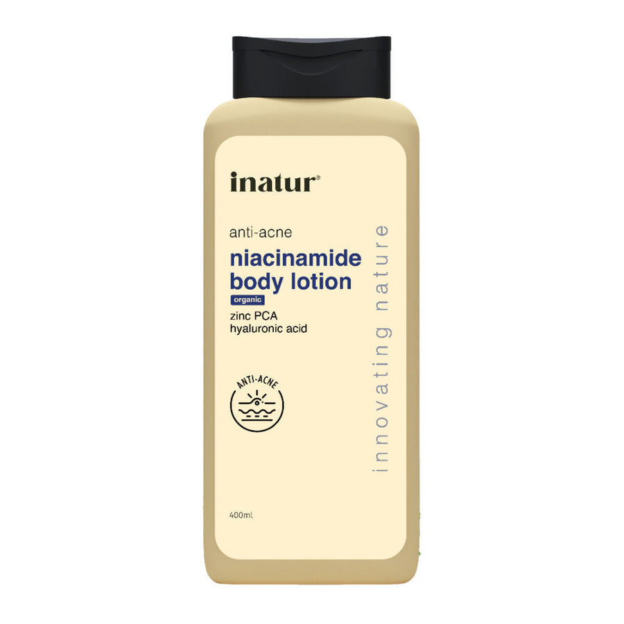 inatur Niacinamide Body Lotion, With 2% Salicylic Acid, Zinc PCA & Hyaluronic Acid, For Clear Skin