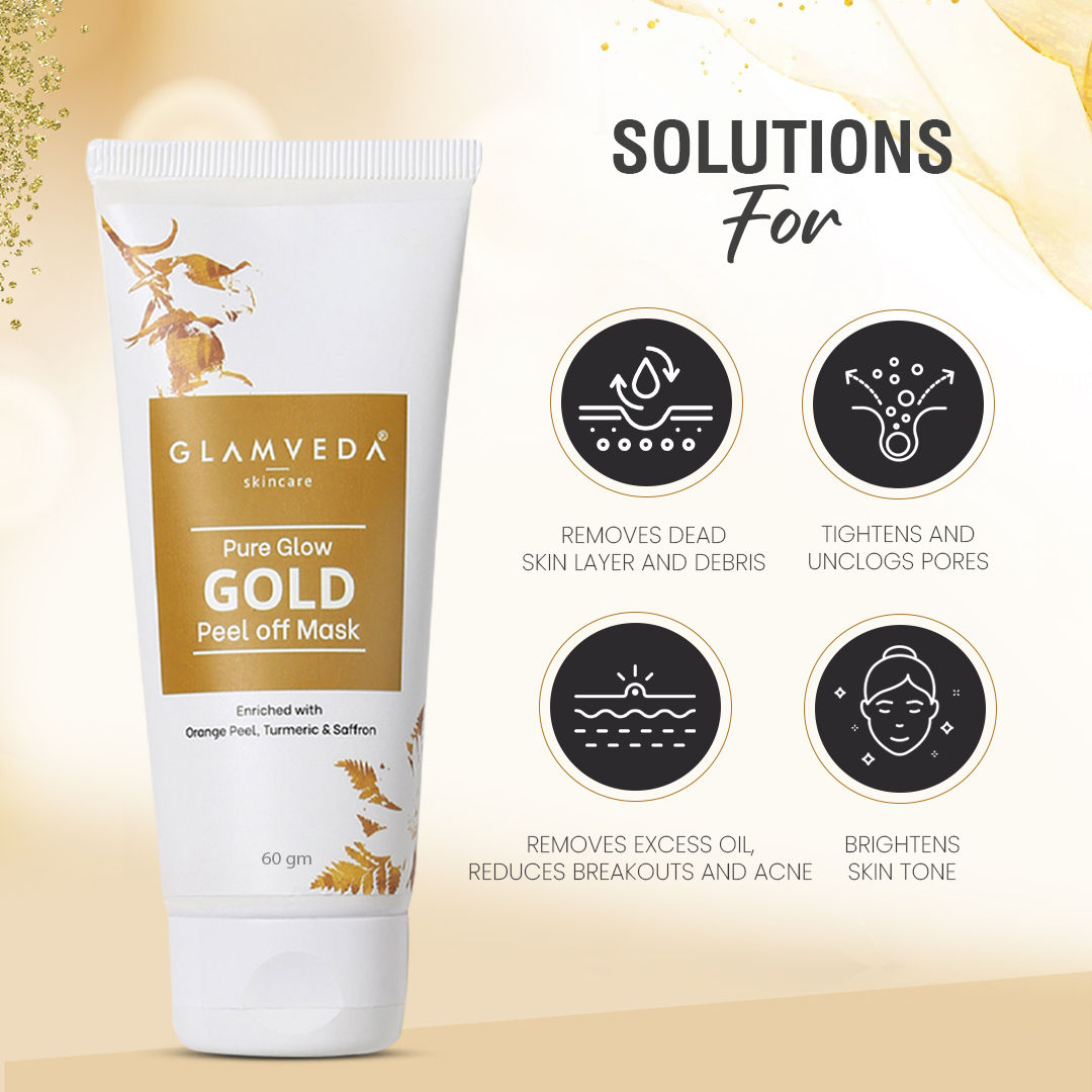 Glamveda Pure Glow Gold Peel Off Mask