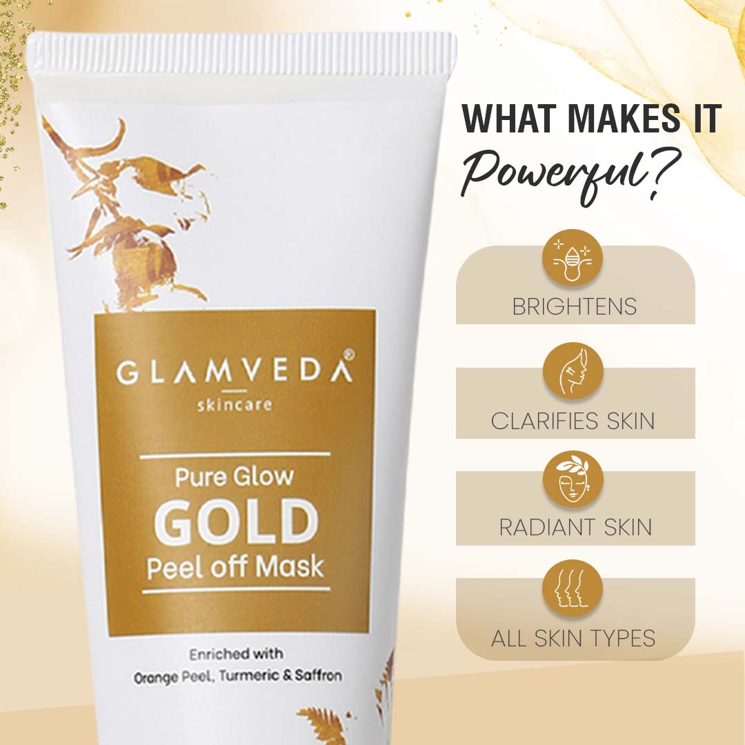 Glamveda Pure Glow Gold Peel Off Mask