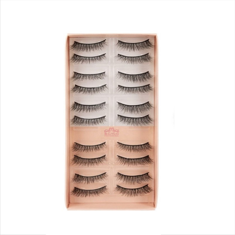 Beautiliss Eyelash Set 3D False Long And Natural Eye Makeup - L07