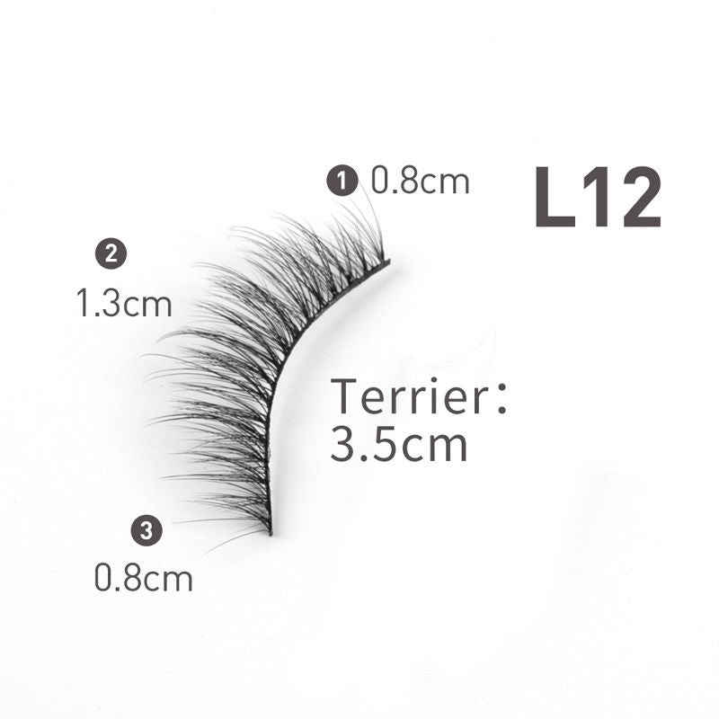 Beautiliss Eyelash Set 3D False Long And Natural Eye Makeup - L12