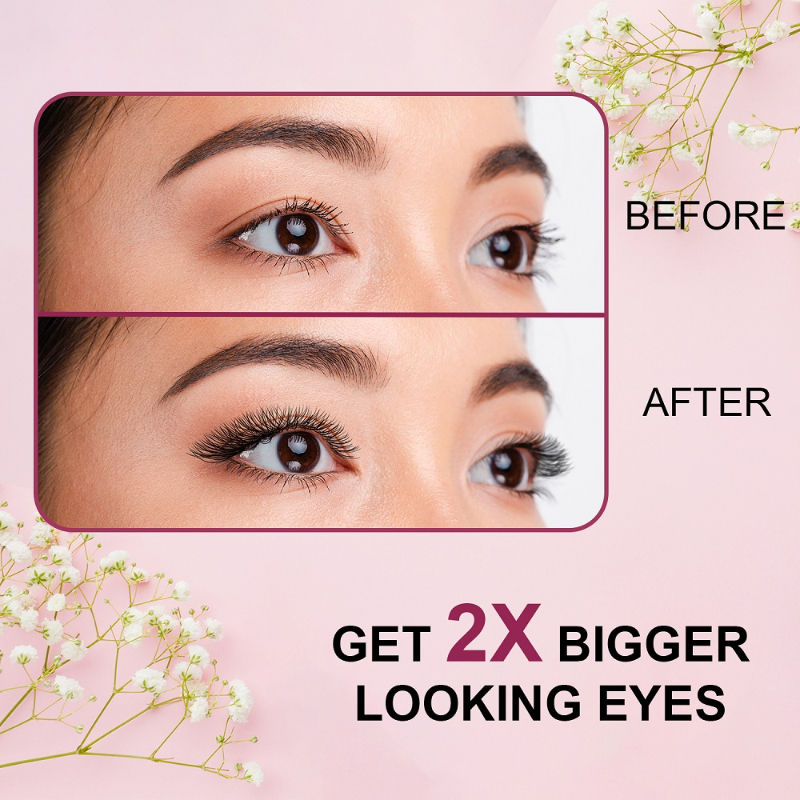 Beautiliss False Eyelashes Long Natural Dramatic Lightweight and Reusable for Stunning Eyes