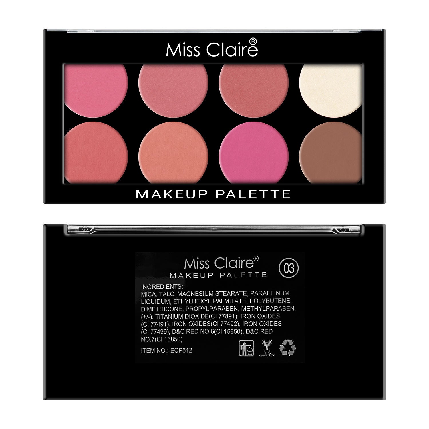 Miss Claire Makeup Palette - 3