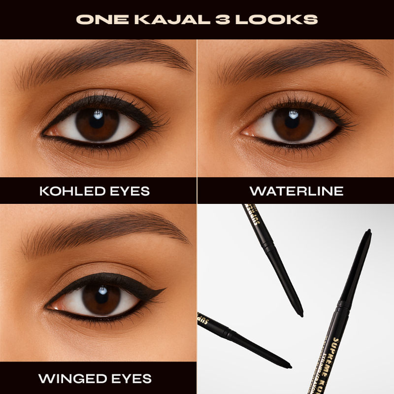Milani Supreme Kohl Kajal Eyeliner - Blackest Black