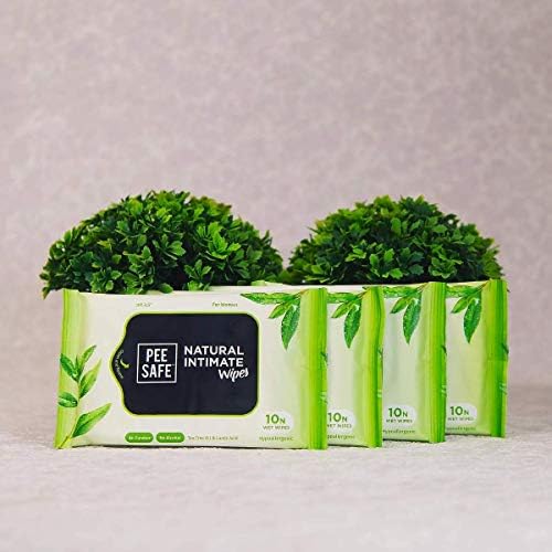 Pee Safe Intimate Wipes For Women- Skin Friendly, Alchol Free & Ph Balanced(10 Wipes)