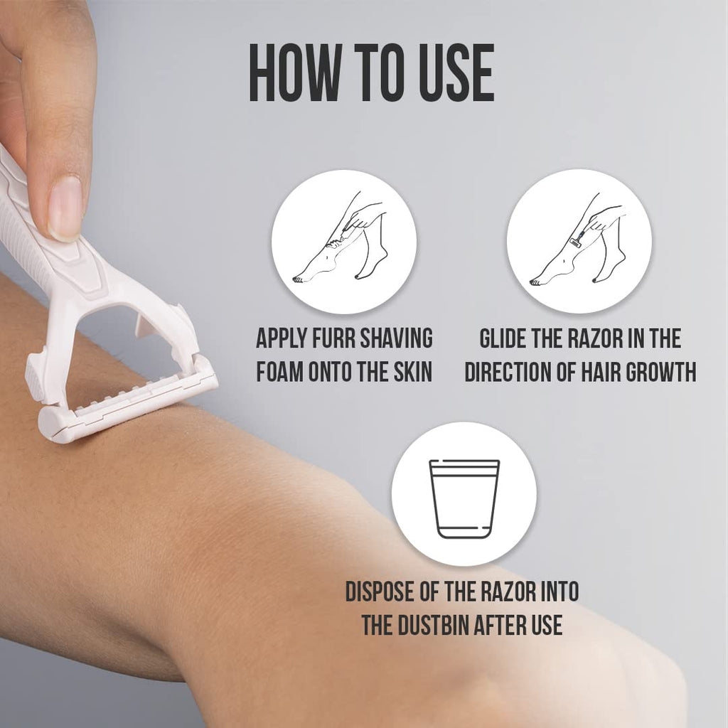FURR Disposable Body Shaving Razor