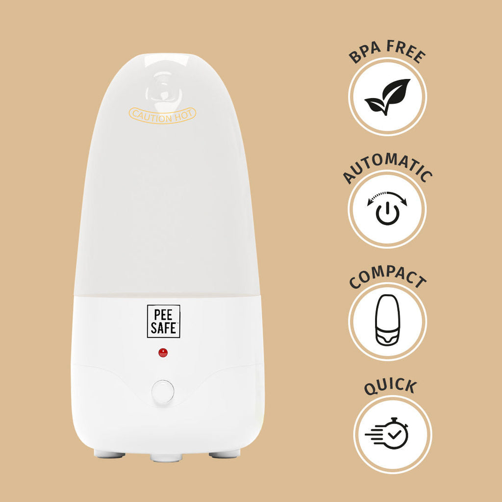 Pee Safe Menstrual Cup Steam Sterilizer (1 Pc)