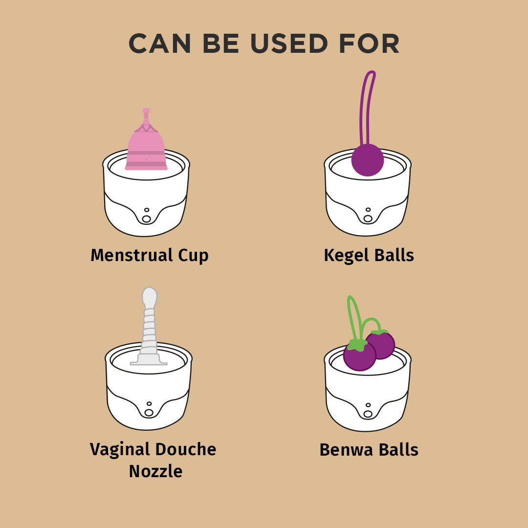 Pee Safe Menstrual Cup Steam Sterilizer (1 Pc)