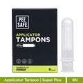 Pee Safe Tampon With Applicator Regular Mild Flow