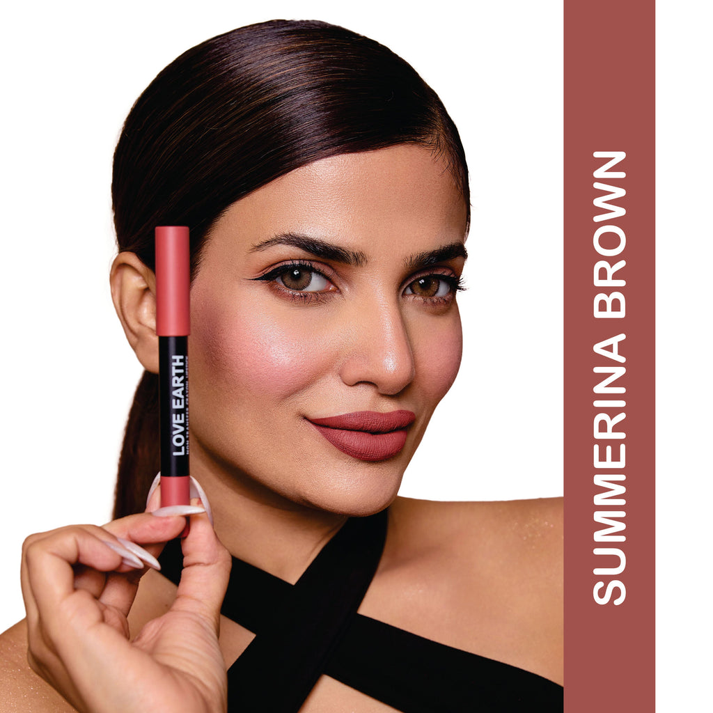 Love Earth Lip Crayon Non-Transfer Lipstick
