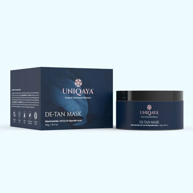 Uniqaya De-Tan Mask With Niacinamide & Glycolic Acid