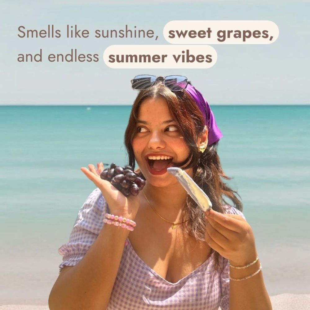 Uppeel Sparkling Grape Hair & Body Mist, Fruity, Floral & Vanilla, Fine Fragrance For Her