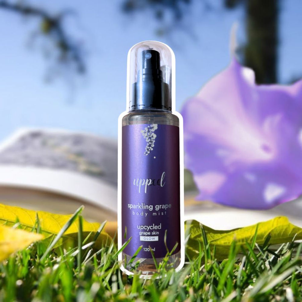 Uppeel Sparkling Grape Hair & Body Mist, Fruity, Floral & Vanilla, Fine Fragrance For Her
