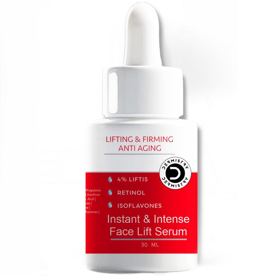 DERMISTRY Instant Skin Tightening Anti Aging Retinol Day Night Face Serum for Ageing Wrinkled Skin