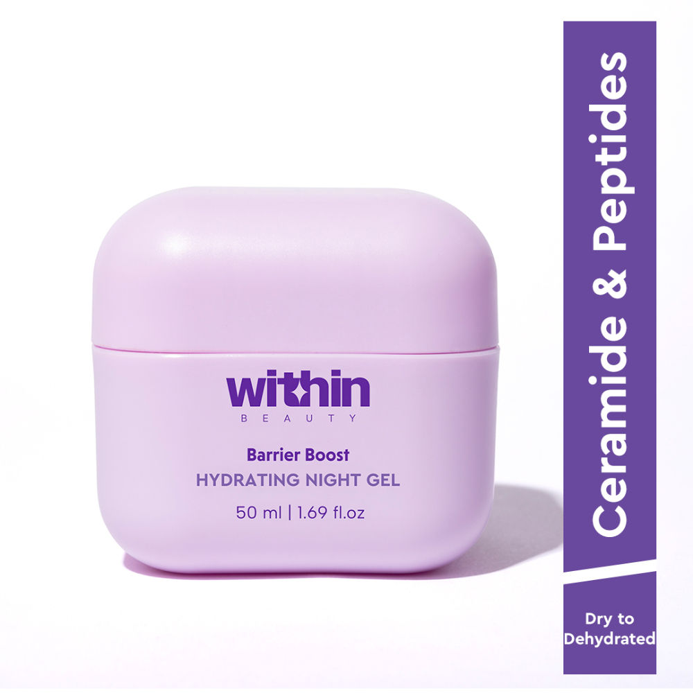 Within Beauty Ceramide & Peptide Night Gel, Barrier Boost Hydrating Night Gel