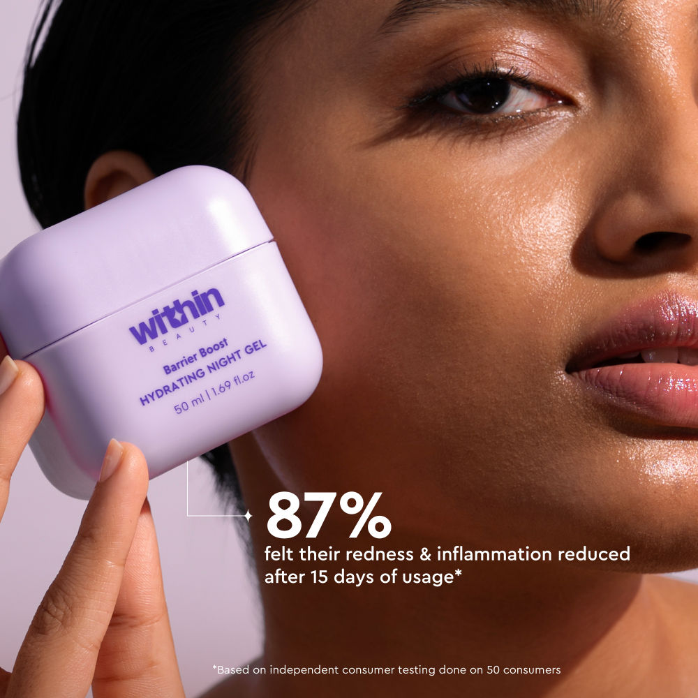 Within Beauty Ceramide & Peptide Night Gel, Barrier Boost Hydrating Night Gel