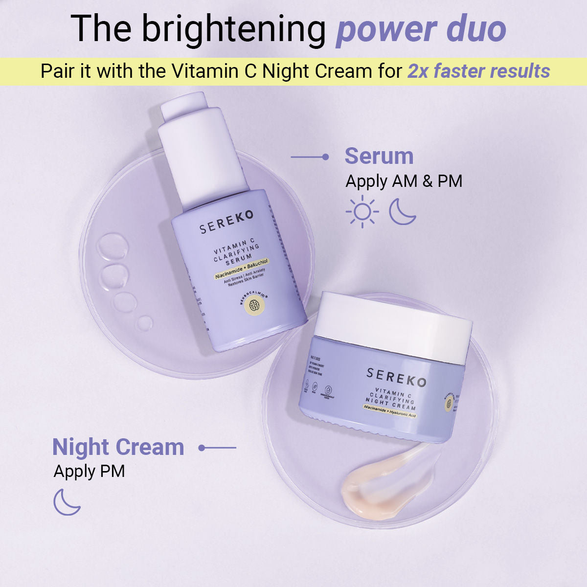 Sereko Vitamin C Clarifying Serum With Niacinamide For Glowing Skin, Fades Hyperpigmentation