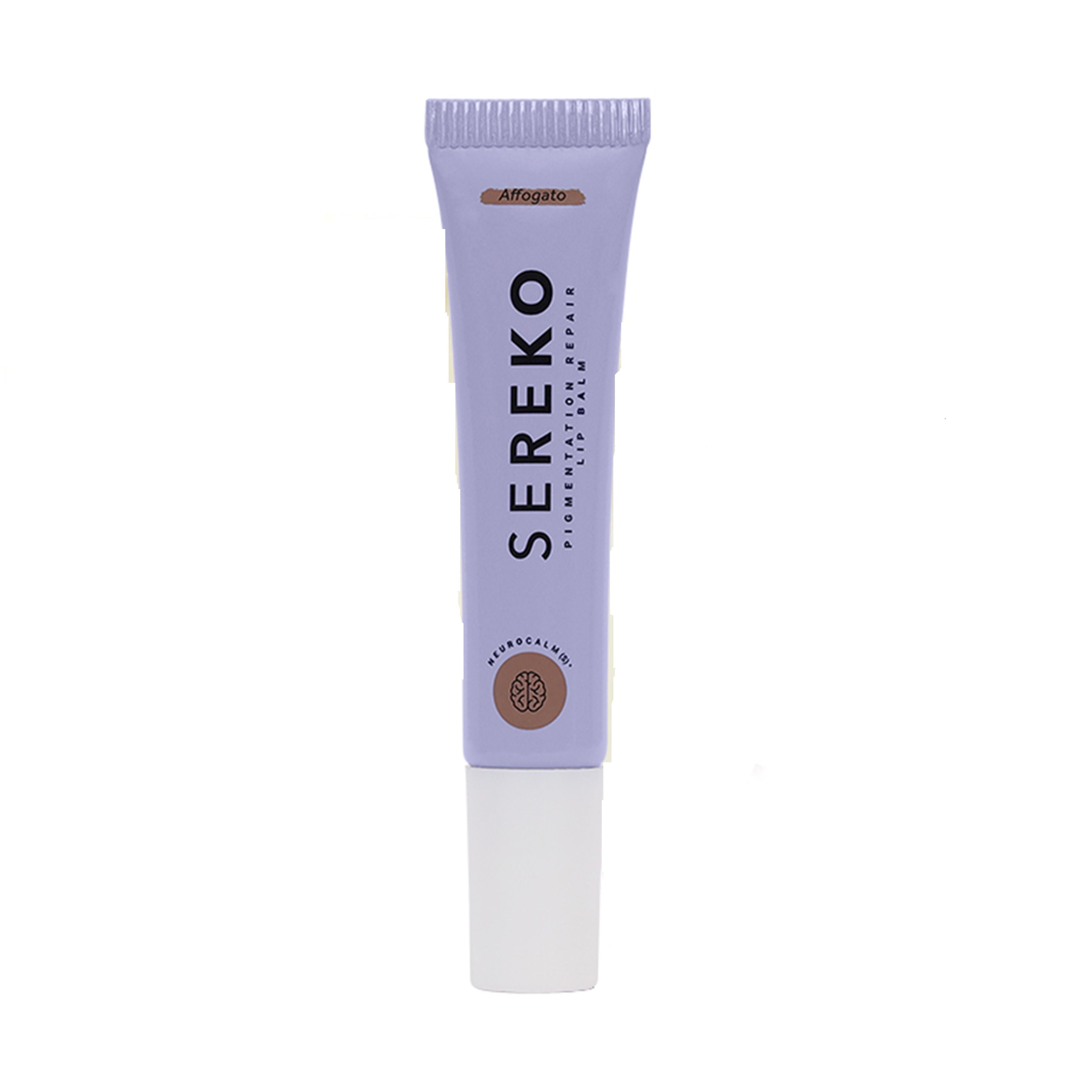 Sereko Hydra - Peptide Lip Balm, Clear, Enriched With Ceramides Barrier Repair Salted Caramel