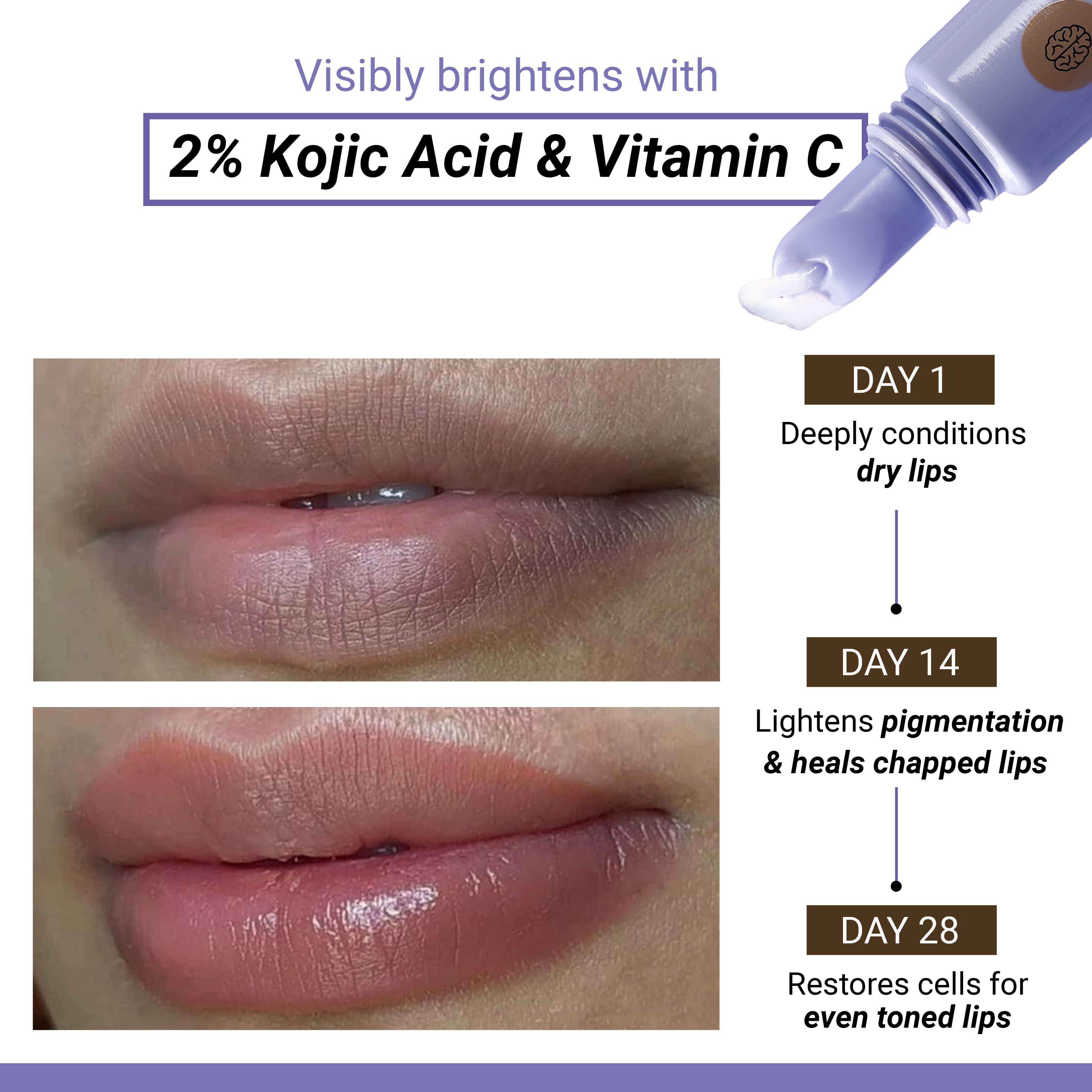 Sereko Hydra - Peptide Lip Balm, Clear, Enriched With Ceramides Barrier Repair Salted Caramel