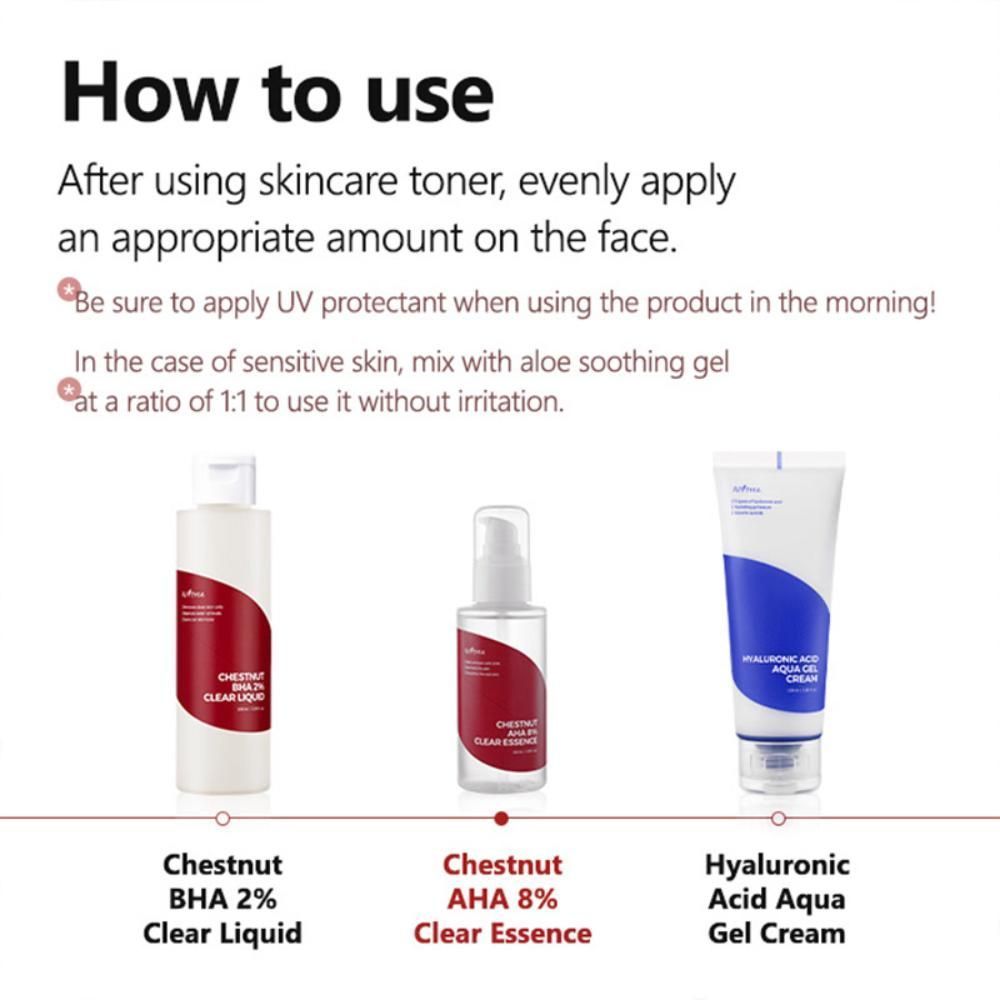 Isntree Chestnut AHA 8% Clear Essence