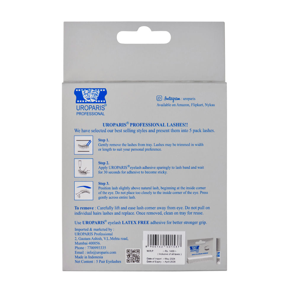 Uroparis Human Hair Eyelashes - 54