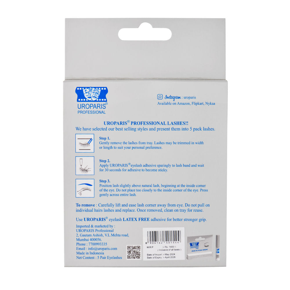 Uroparis Human Hair Eyelashes - 61