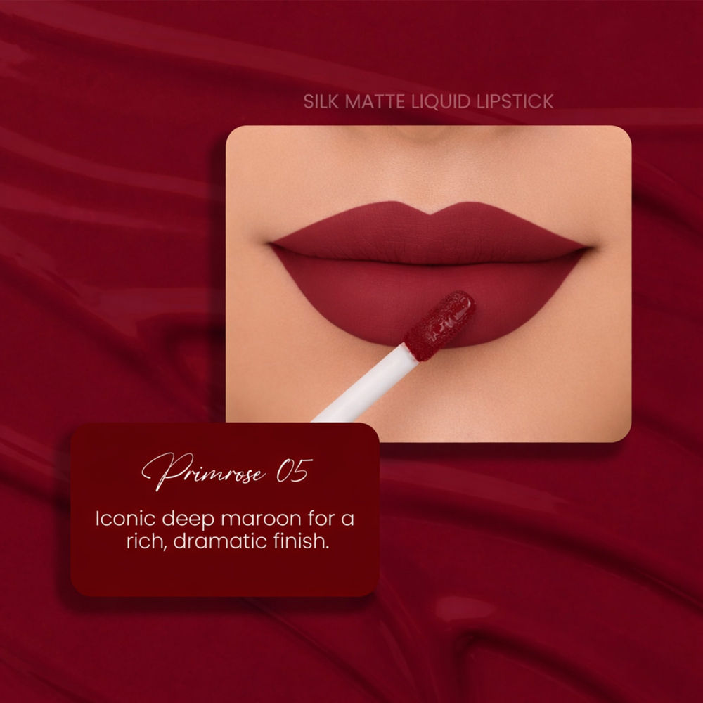 Parul Garg Beauty Silk Matte Liquid Lipstick, Long Lasting & Transfer-Proof