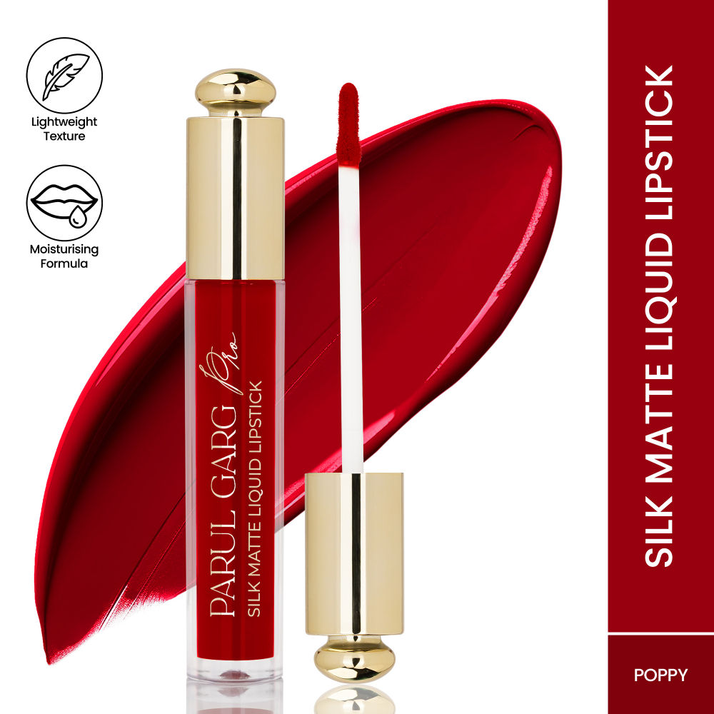Parul Garg Beauty Silk Matte Liquid Lipstick, Long Lasting & Transfer-Proof