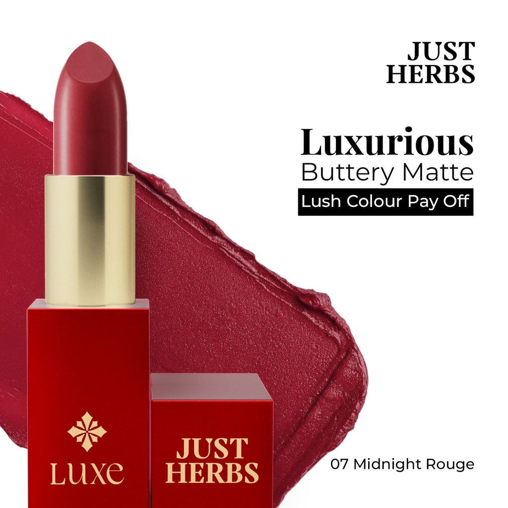 Just Herbs Luxe Satin Melt High Shine Lipstick