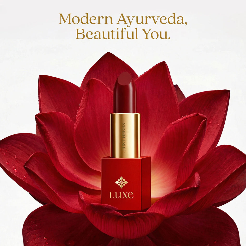 Just Herbs Luxe Satin Melt High Shine Lipstick