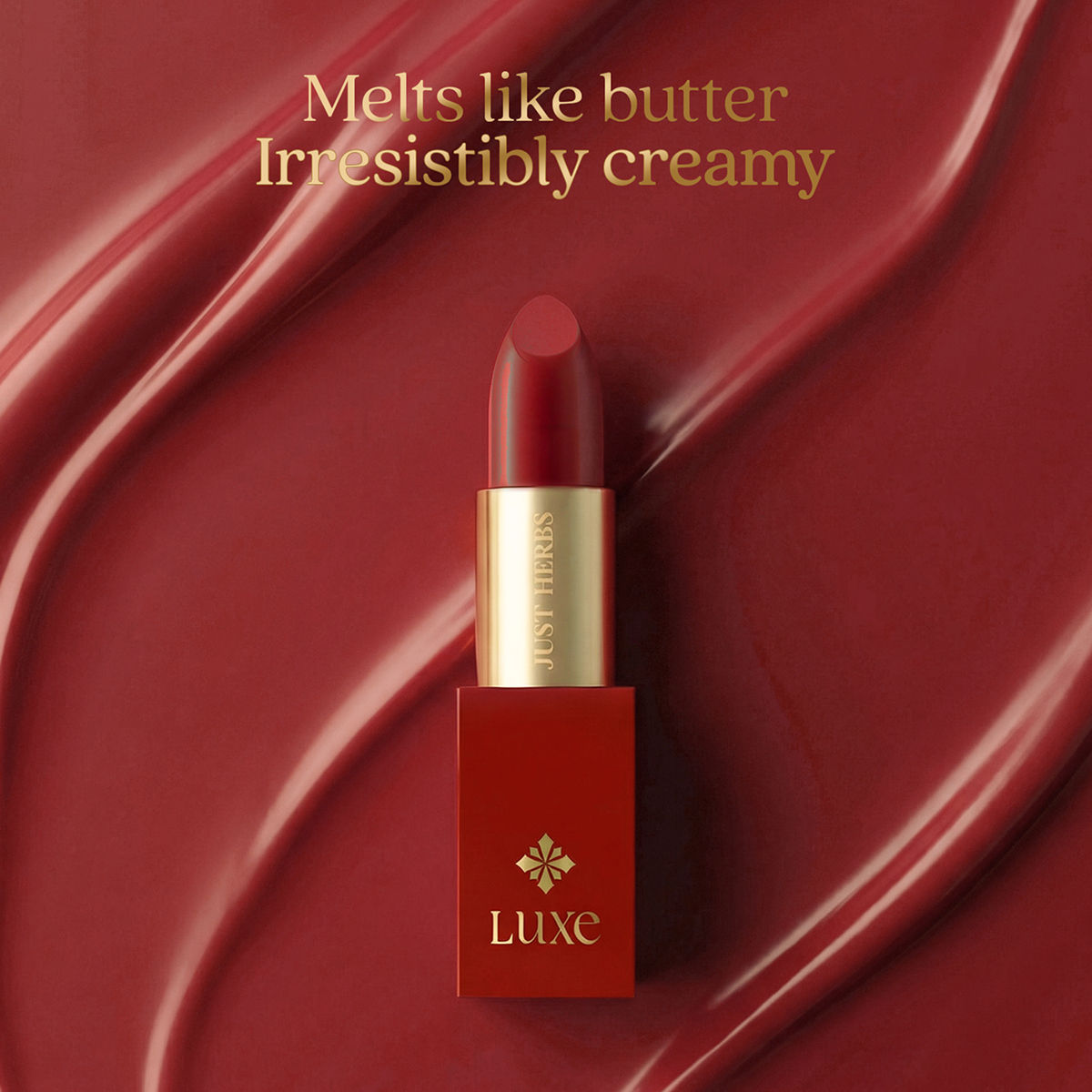 Just Herbs Luxe Satin Melt High Shine Lipstick