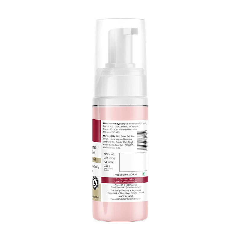 The Skin Story Beetroot Glow Foaming Face Wash For Dark Spots Anti-Aging Cleanses Pore Sulphate Free