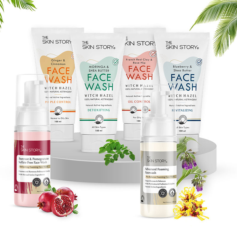 The Skin Story Sulphate Free Foaming Face Wash For Oil Control Skin Barrier Protection Hydrated Skin