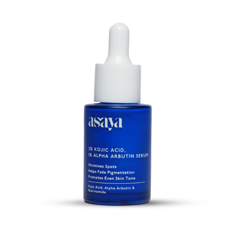 Asaya 2% Kojic Acid + 1% Alpha Arbutin Face Serum for Brightening, Even Tone & Pigmentation