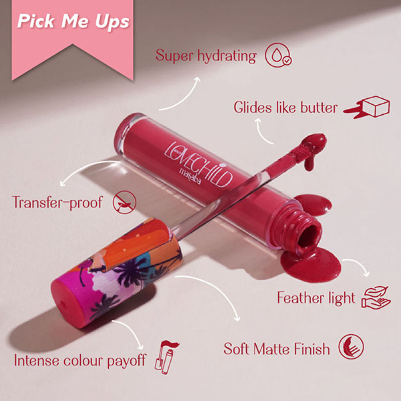 LoveChild Masaba Lush-Matte Lip Creme - Mamma Mia!