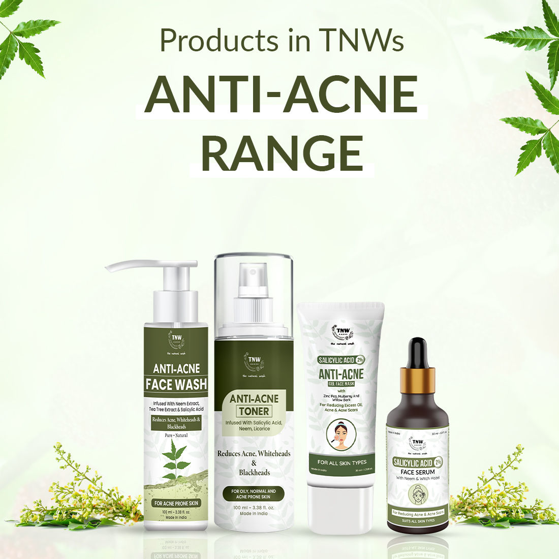 TNW The Natural Wash 2% Salicylic Acid Anti-Acne Gel Face Mask