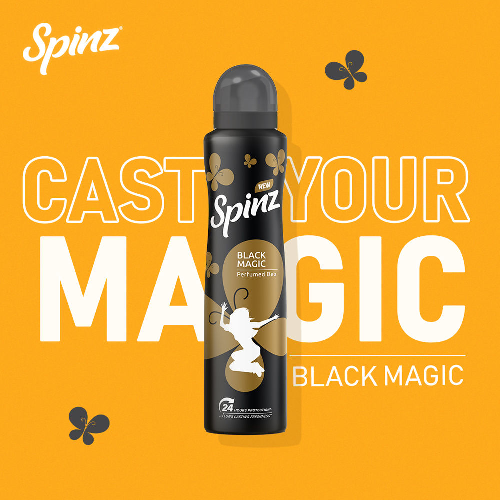 Spinz Black Magic Perfumed Deo
