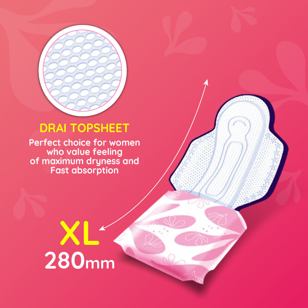 Bella Classic Comfort Maxi Dry Sanitary Pads, 45 Pads + 15 Pads Free