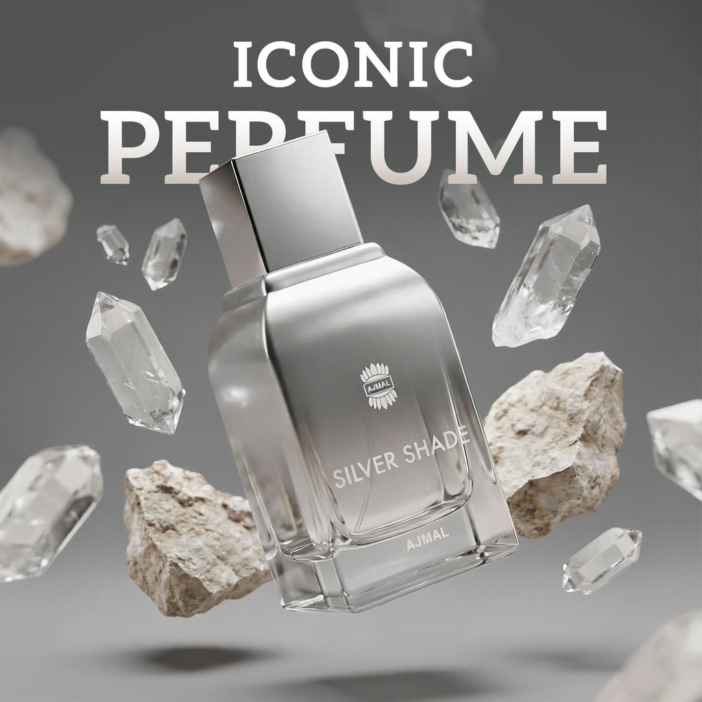 Ajmal India Silver Shade Long Lasting Perfume For Men Fresh Citrus Woody Musk Elegant Fragrance