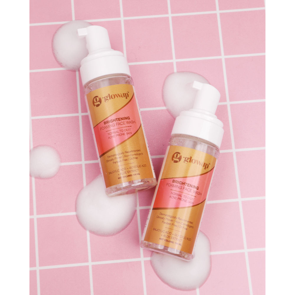 g HK glowup Brightening Foaming Face Wash