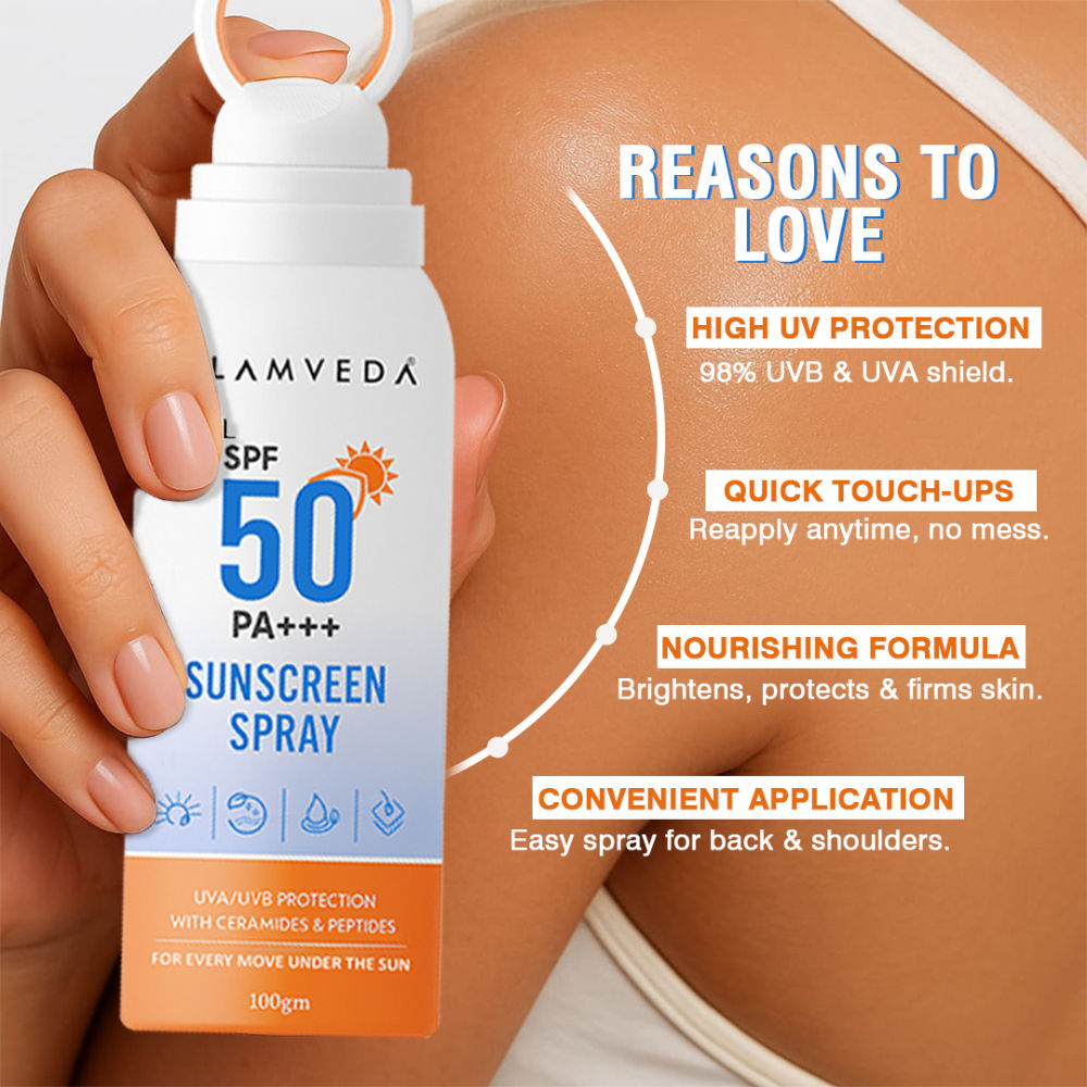 Glamveda SPF 50 PA+++ Sunscreen Spray