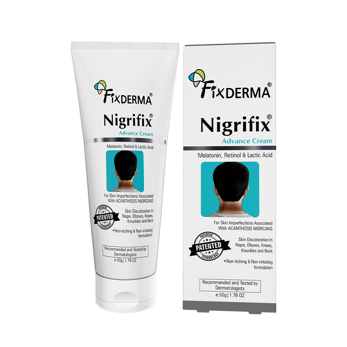 Fixderma Nigrifix Advance Cream for Acanthosis Nigricans with Melatonin, Dermatologist Tested