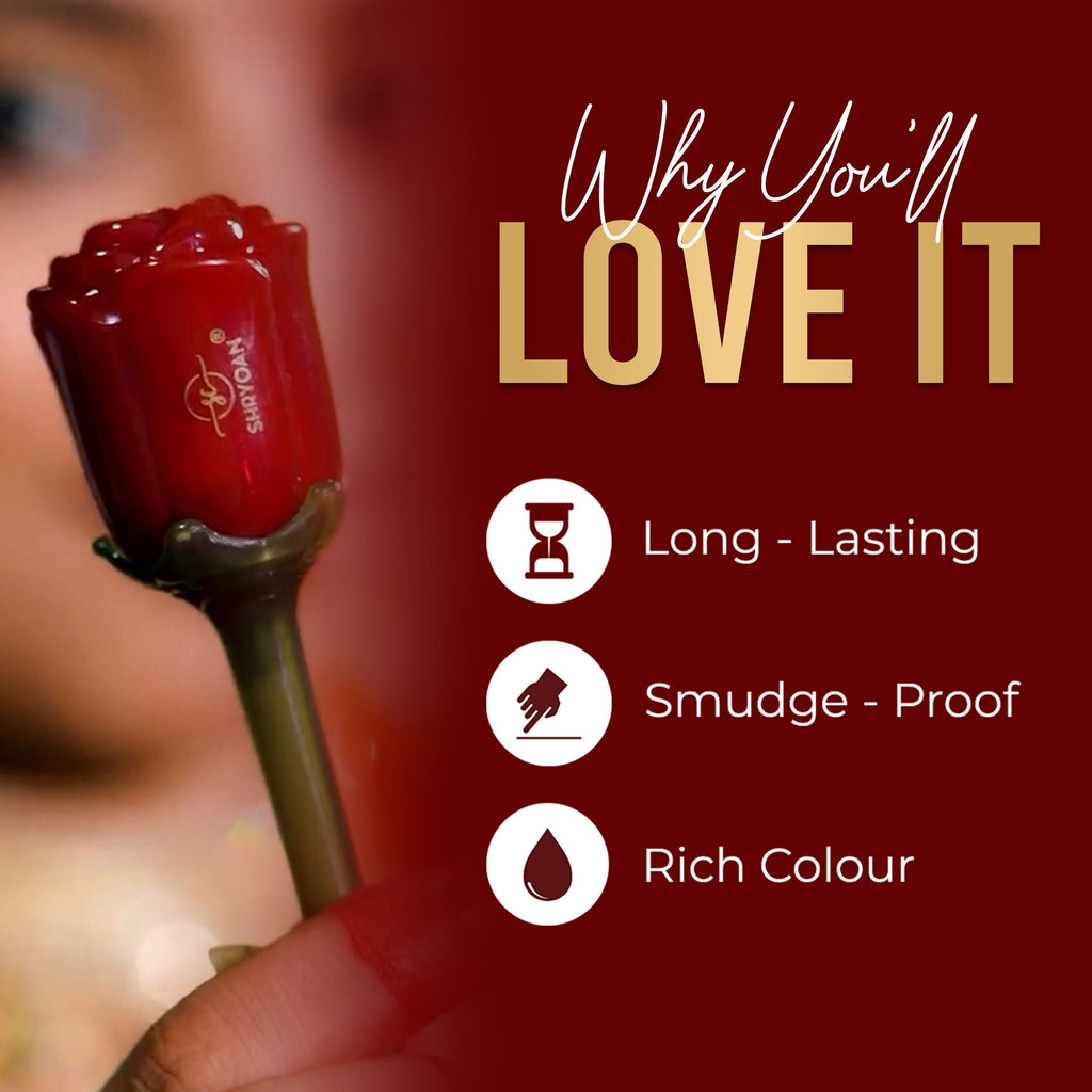Shryoan Rose Liquid Sindoor - Long Lasting, Smudge Proof & Waterproof